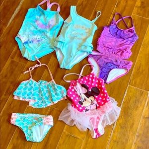 Bundle of girls bathing suits